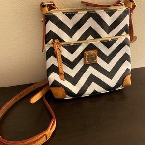 Dooney & Bourke striped crossbody purse